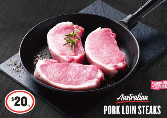 Australian Pork Loin Steaks