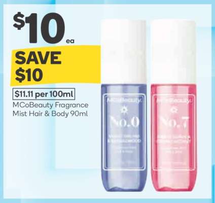 MCoBeauty Fragrance Mist Hair & Body 90ml
