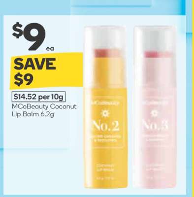 MCoBeauty Coconut Lip Balm 6.2g