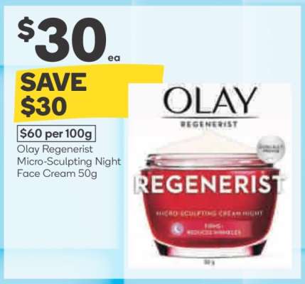 Olay Regenerist Micro-Sculpting Night Face Cream 50g