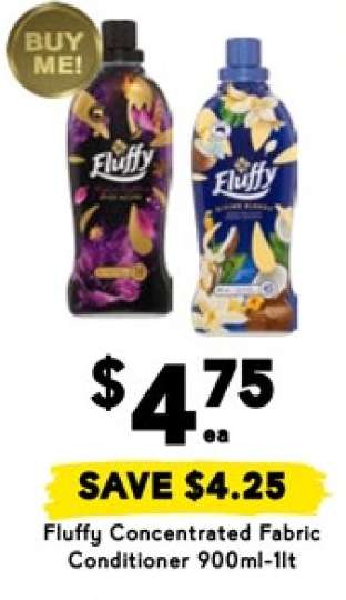 Fluffy Concentrated Fabric Conditioner