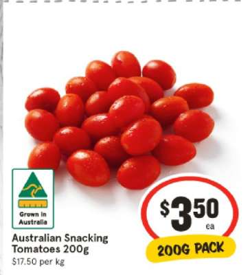 Australian Snacking Tomatoes 200g