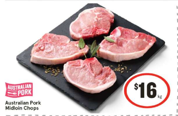 Australian Pork Midloin Chops