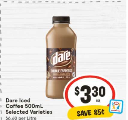 Dare Iced Coffee 500mL Selected Varieties