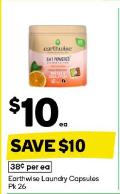 Earthwise Laundry Capsules Pk 26