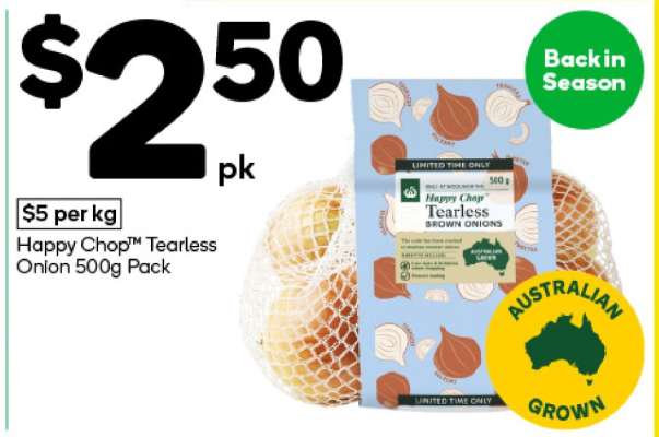 Happy Chop™ Tearless Onion 500g Pack