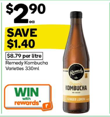 Remedy Kombucha Varieties 330ml