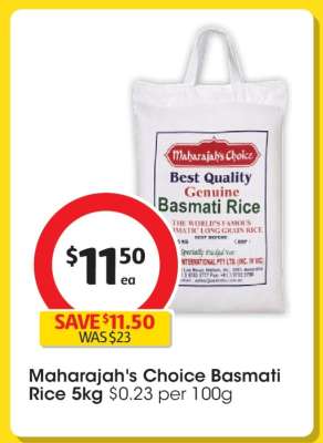Maharajah’s Choice Basmati Rice 5kg