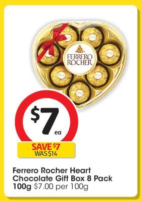 Ferrero Rocher Heart Chocolate Gift Box 8 Pack