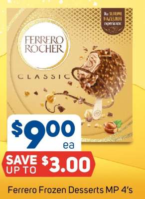 Ferrero Frozen Desserts MP 4's