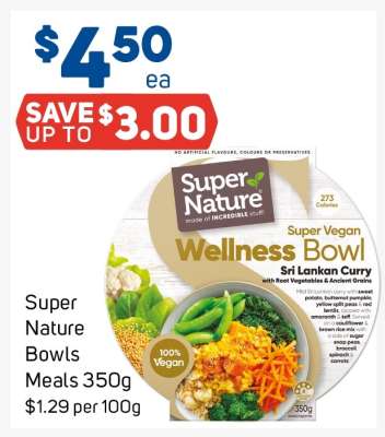Super Nature Bowls Meals 350g
