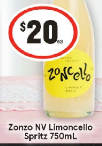 Zonzo NV Limoncello Spritz 750mL