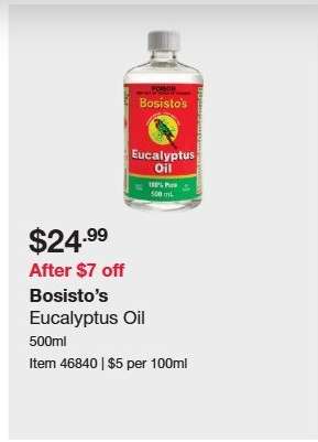 Bosisto’s Eucalyptus Oil