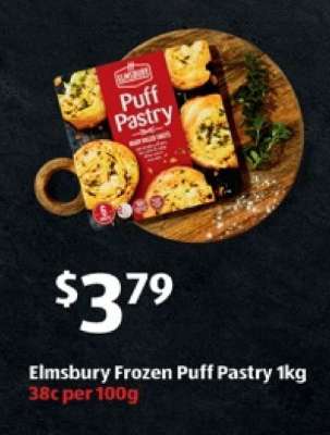 Elmsbury Frozen Puff Pastry