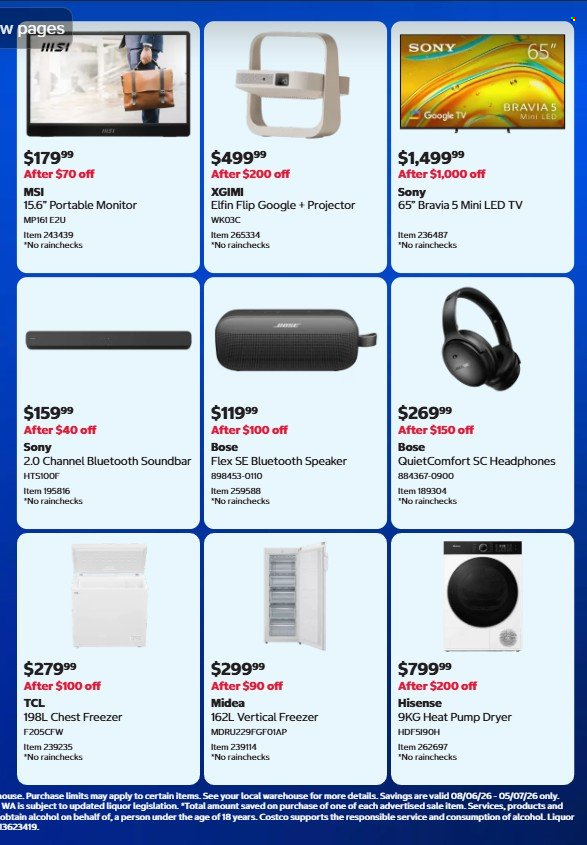 Costco catalogue - 8.6.2026 - 5.7.2026. Page 3