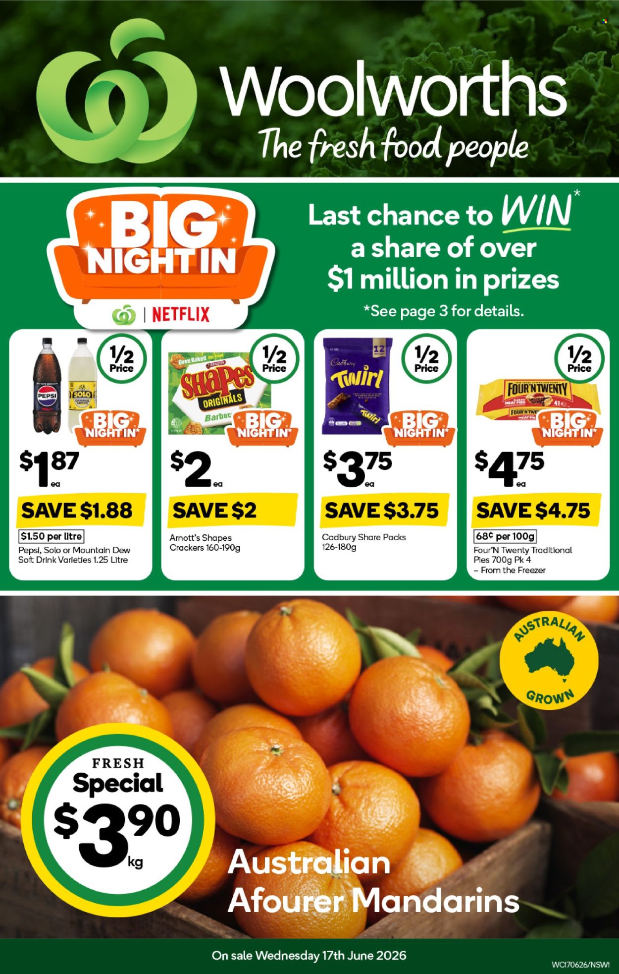 Woolworths catalogue - 17.6.2026 - 23.6.2026. Page 1