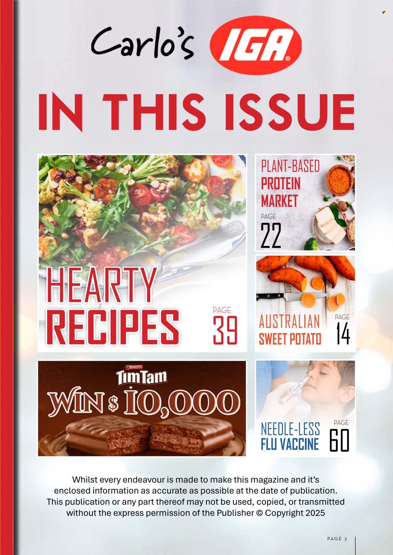 IGA catalogue. Page 3
