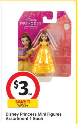 Disney Princess Mini Figures Assortment 1 Each