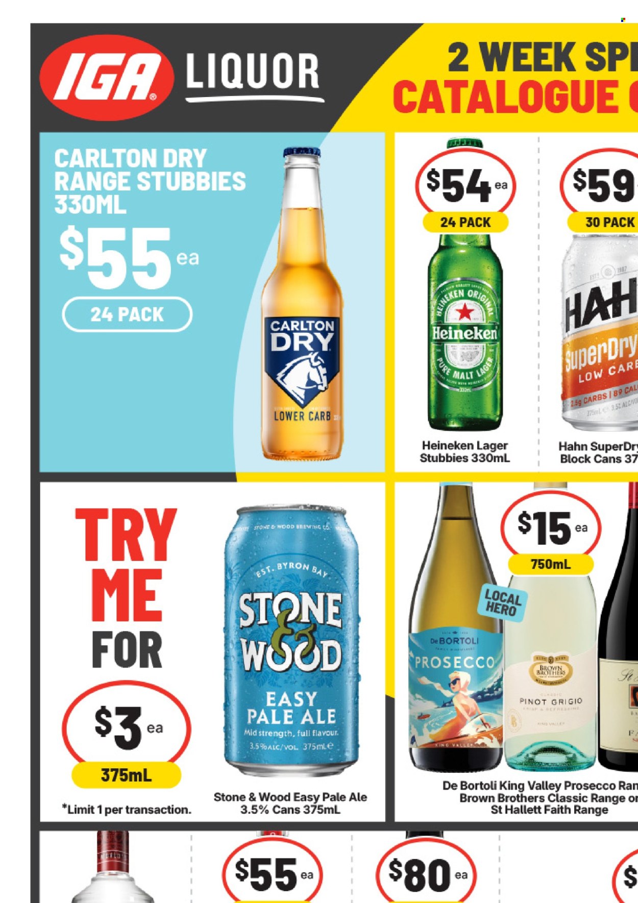 IGA LIQUOR catalogue - 17.6.2026 - 30.6.2026. Page 1