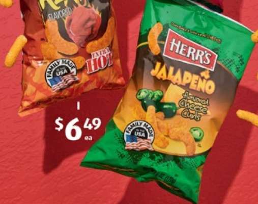Herr's Jalapeño Flavored Cheese Curls