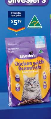 Silvester's Chicken with Oceanfish Adult Cat Food