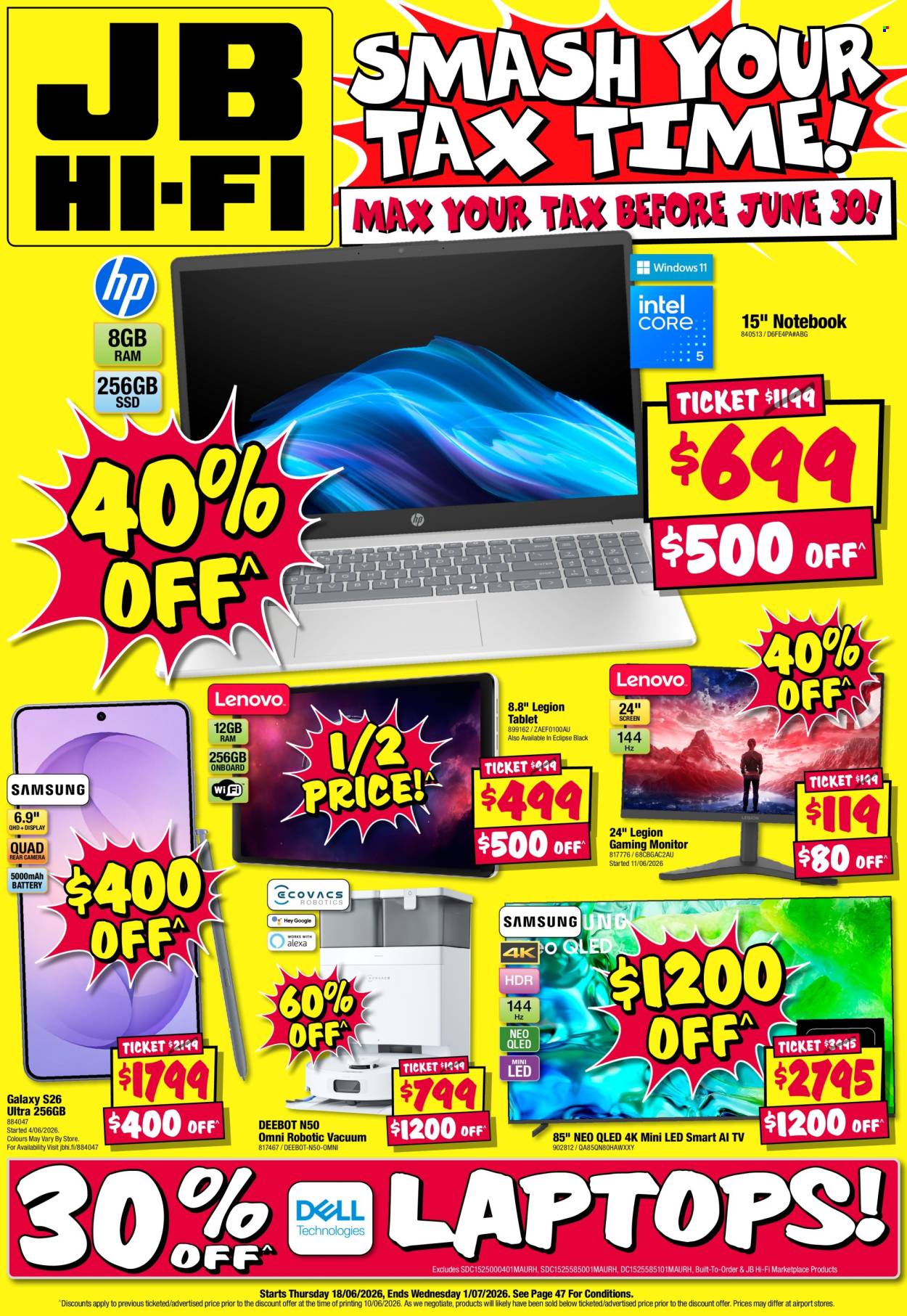 JB Hi-Fi catalogue - 18.6.2026 - 1.7.2026. Page 1