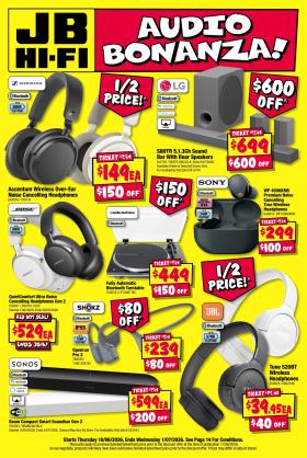 JB Hi-Fi - Audio Bonanza
