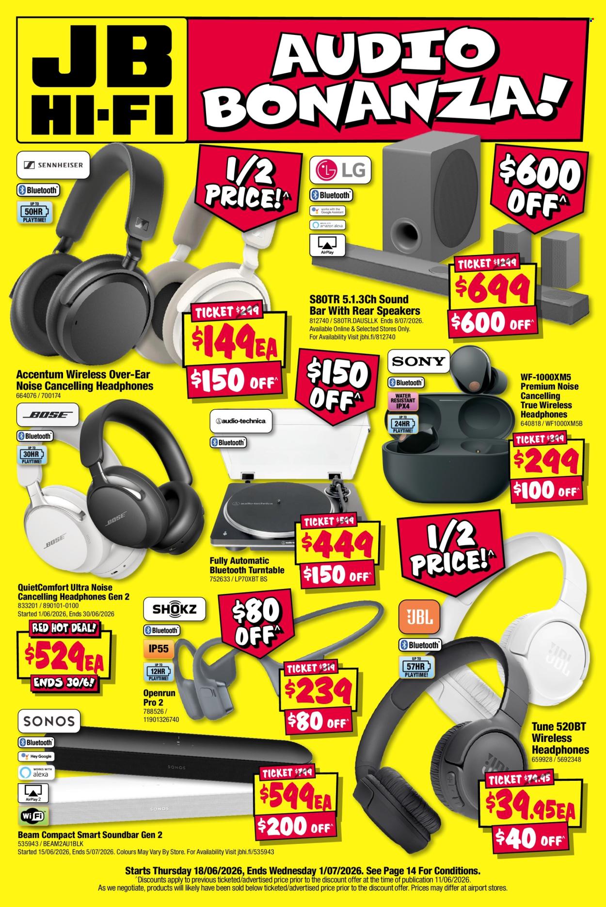 JB Hi-Fi catalogue - 18.6.2026 - 1.7.2026. Page 1