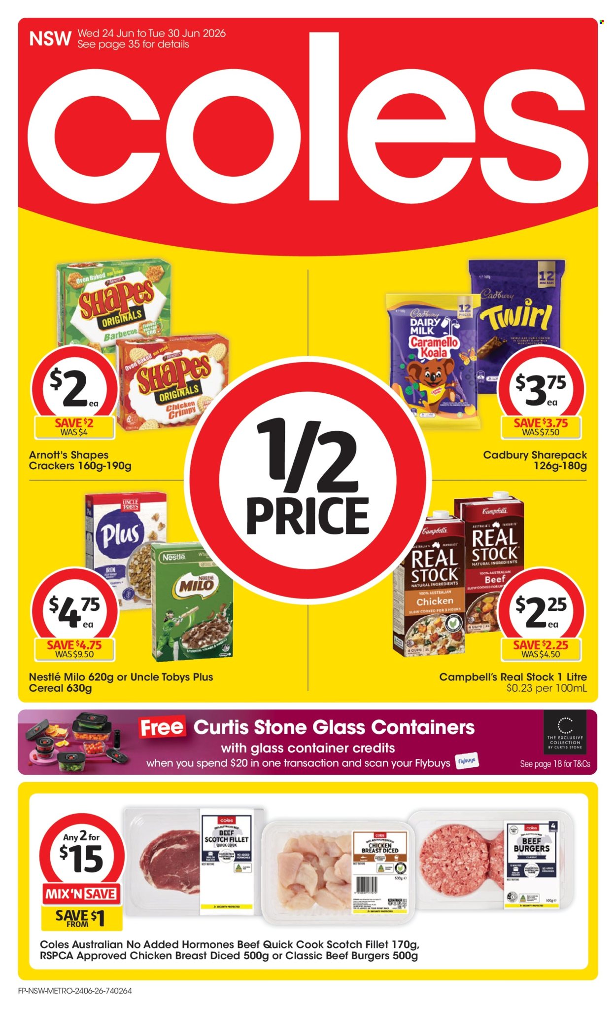 Coles catalogue - 24.6.2026 - 30.6.2026. Page 1
