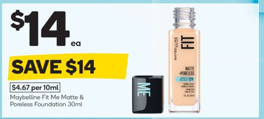 Maybelline Fit Me Matte + Poreless Foundation 30mL