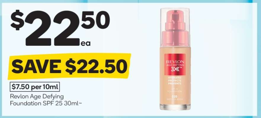 Revlon Age Defying Foundation SPF 25 30ml