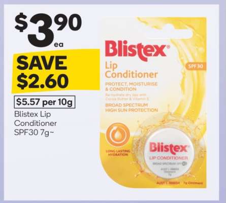 Blistex Lip Conditioner SPF30 7g~