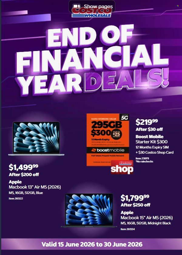 Costco catalogue - 15.6.2026 - 30.6.2026. Page 1