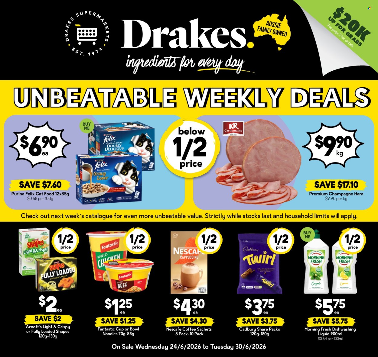 Drakes catalogue - 24.6.2026 - 30.6.2026. Page 1