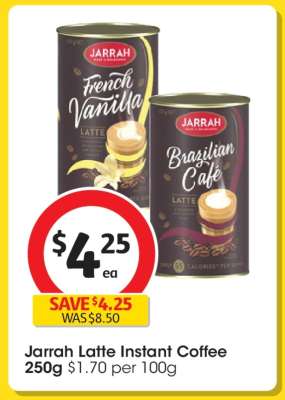 Jarrah Latte Instant Coffee