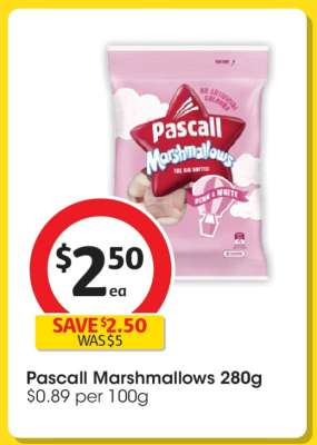 Pascall Marshmallows 280g