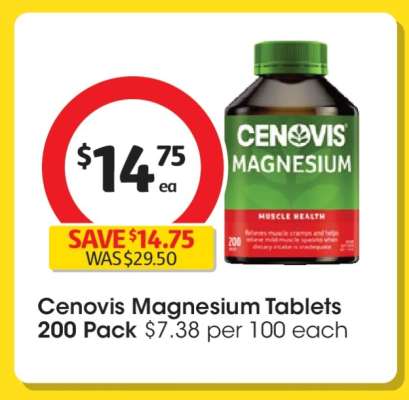 Cenovis Magnesium Tablets 200 Pack