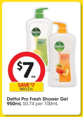 Dettol Pro Fresh Shower Gel