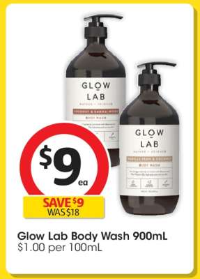 Glow Lab Body Wash 900mL