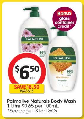 Palmolive Naturals Body Wash