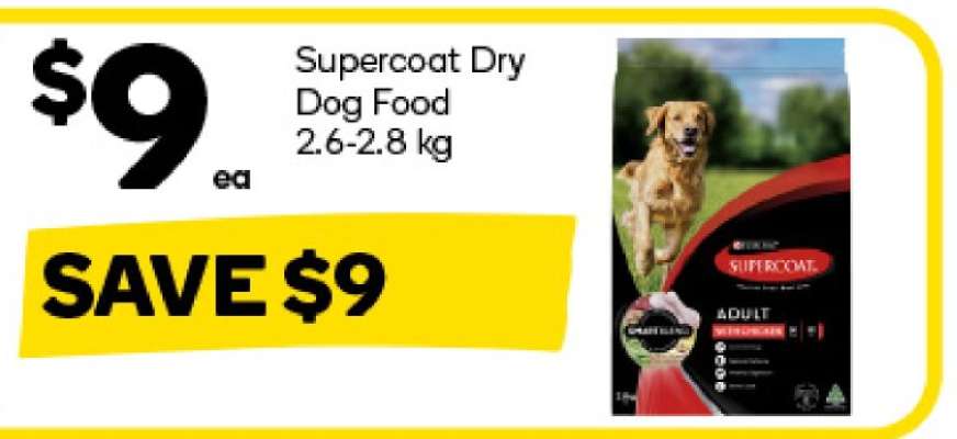 Supercoat Dry Dog Food 2.6-2.8 kg