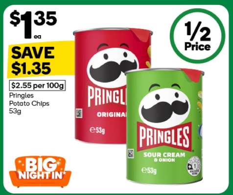 Pringles Potato Chips 53g