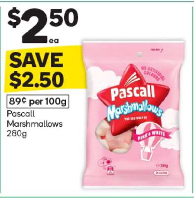 Pascall Marshmallows 280g