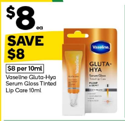 Vaseline Gluta-Hya Serum Gloss Tinted Lip Care 10ml