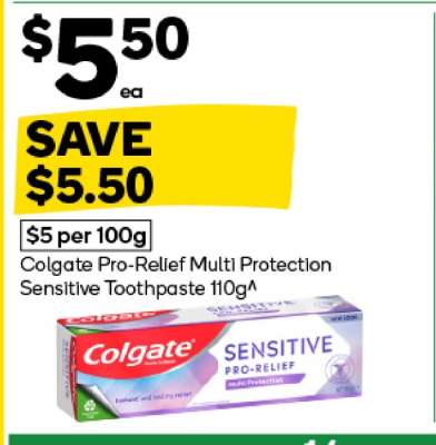 Colgate Pro-Relief Multi Protection Sensitive Toothpaste 110g