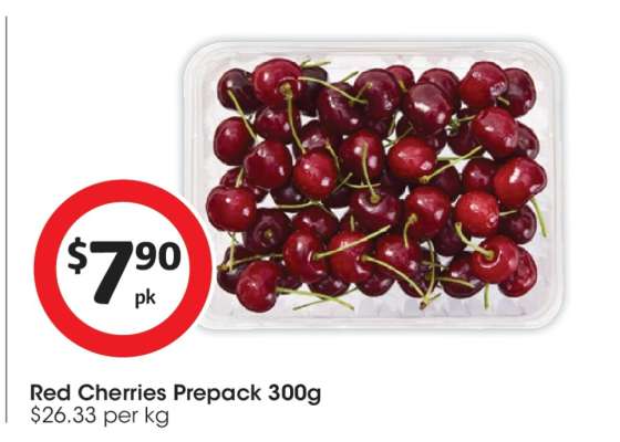 Red Cherries Prepack 300g