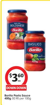 Barilla Pasta Sauce
