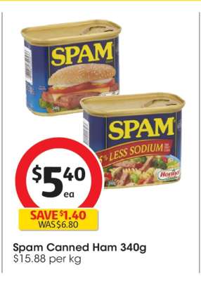 Spam Canned Ham 340g