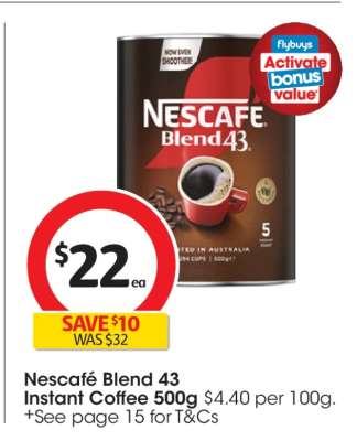 Nescafé Blend 43 Instant Coffee 500g