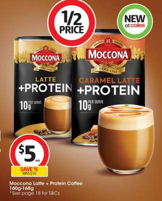 Moccona Latte + Protein Coffee